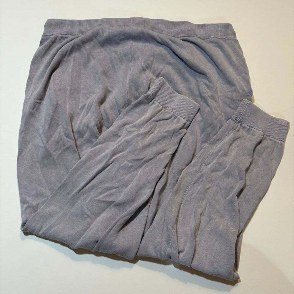Barefoot Dreams Sunbleached Cotton Jogger Pants Gray Size XL - Picture 8 of 8